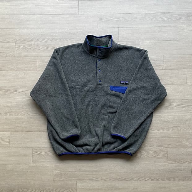 파타고니아 신칠라 니켈 블루 그레이 플리스 patagonia