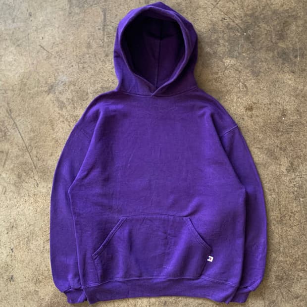 [L] 90s USA 빈티지 러셀 후드 퍼플