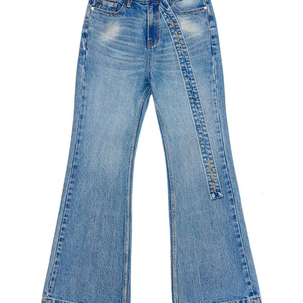 Open Yy 벨트 부츠컷 진(슬기 착용)