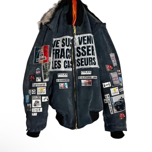 [L]쿠쿠베베 (coucou bebe) 퍼 봄버 자켓