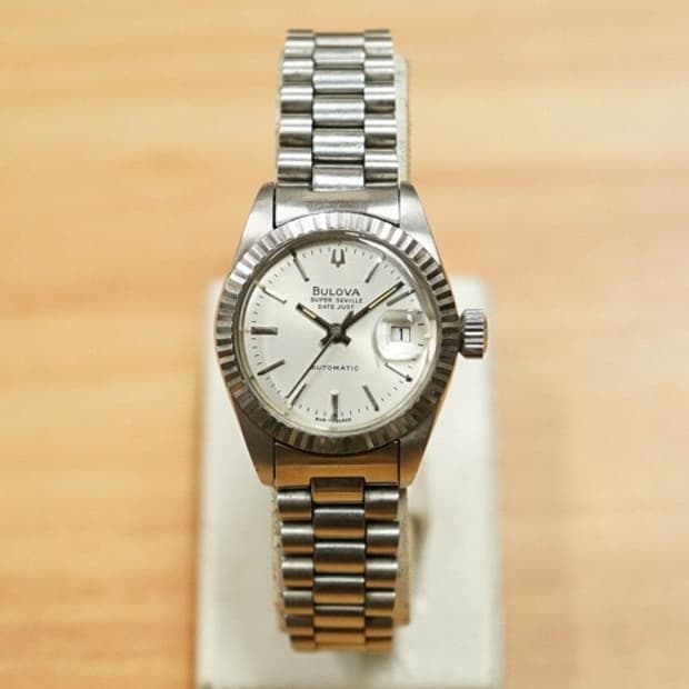 80s 부로바 슈퍼세빌 여성용 오토메틱 시계