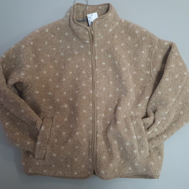 탑텐 여성 도트 플리스