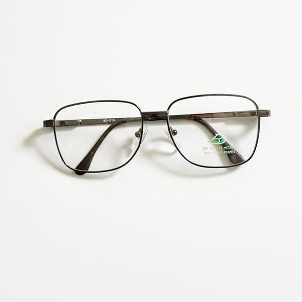 90s BLADE 건메탈 오버사이즈 스퀘어 빈티지 안경