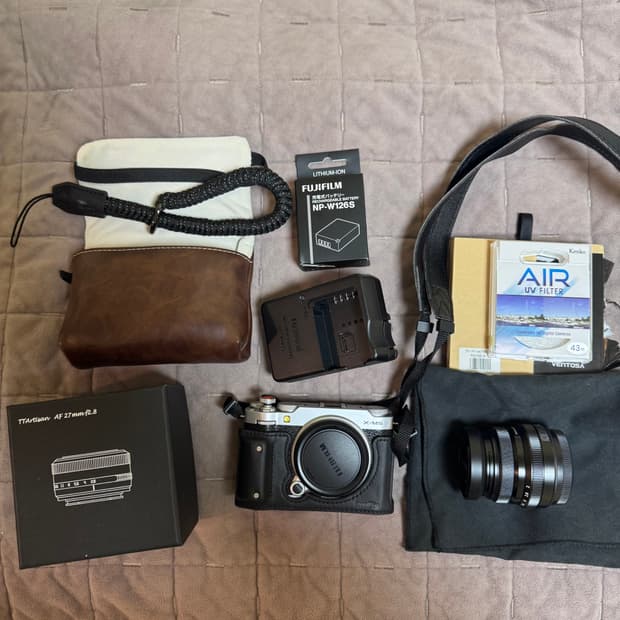 후지필름 X-M5 악세서리 풀 세트 +렌즈 2개