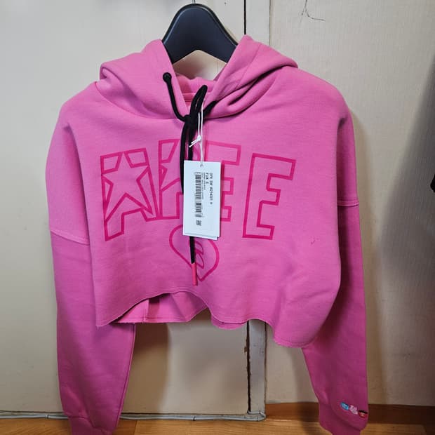 S) 베이프 에이피 Bape Apee 크롭 후드티