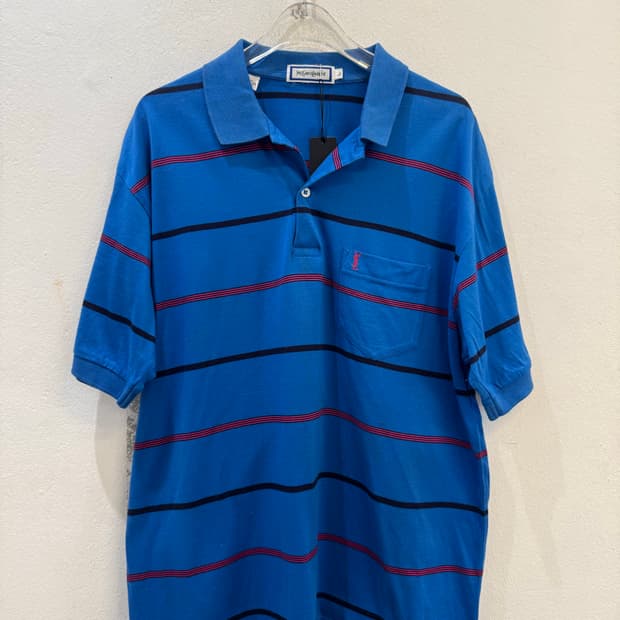 Yves Saint Laurent vintage striped polo 