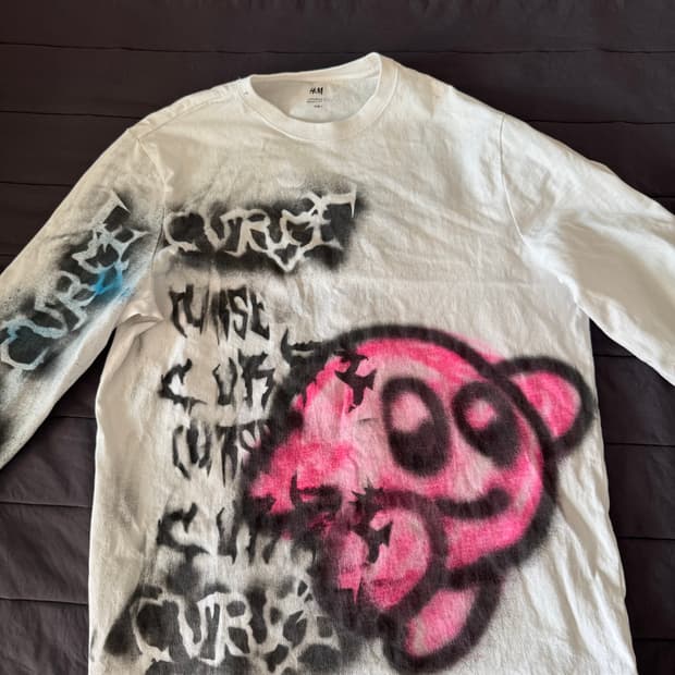 페인팅 디자인 롱슬리브 