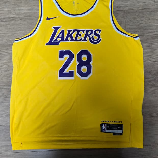 나이키 루이 하치무라 레이커스 유니폼 2XL 