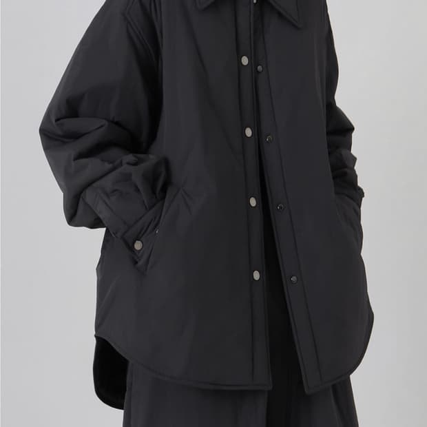 트리밍버드 Padded Set-up Shirts [ Charcoal ]