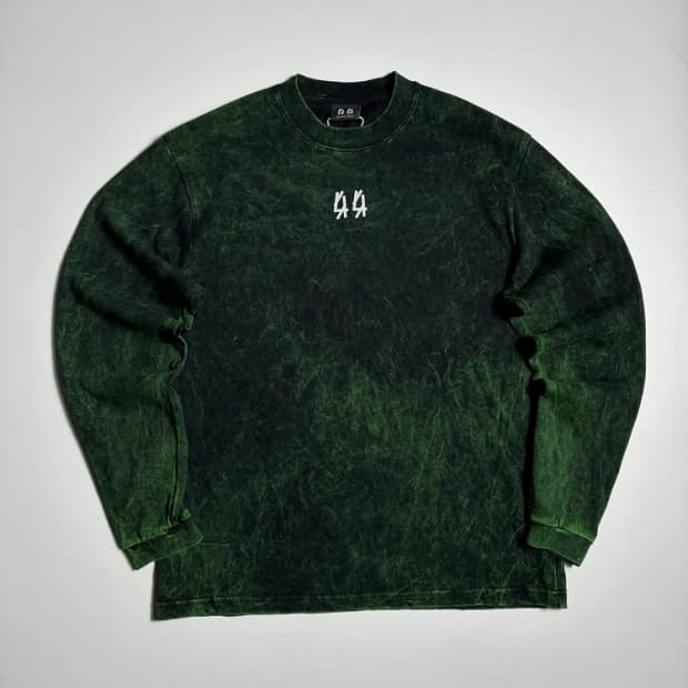 44 LABEL GROU 23FW 빈티지 워싱 롱 슬리브 R3193