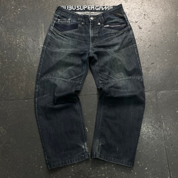 34 후부 Y2K 오버핏 청바지