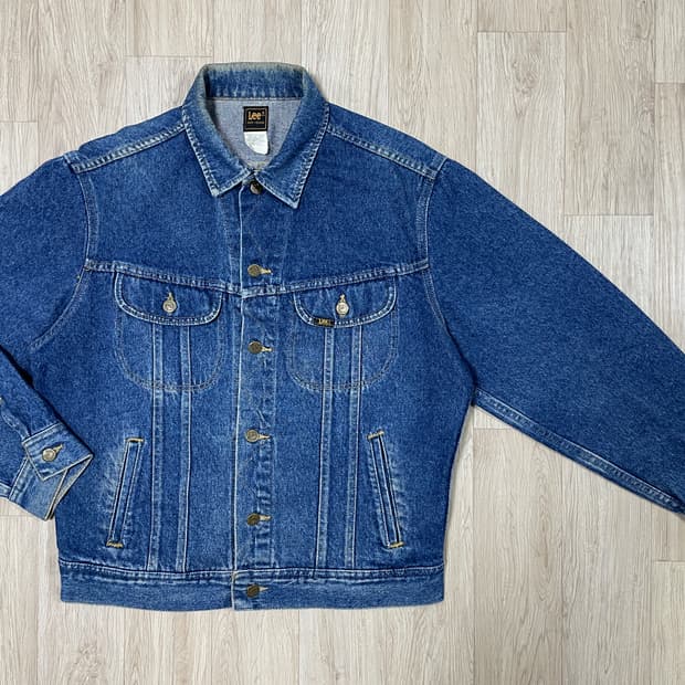 100~105) RRL오마주 80's Lee 스톤워싱 데님자켓(미국제)