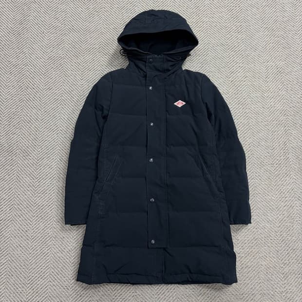 단톤 후드 롱 패딩 점퍼 v1794