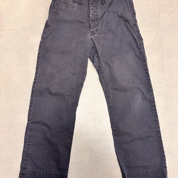 RRL 헤링본 팬츠 블랙