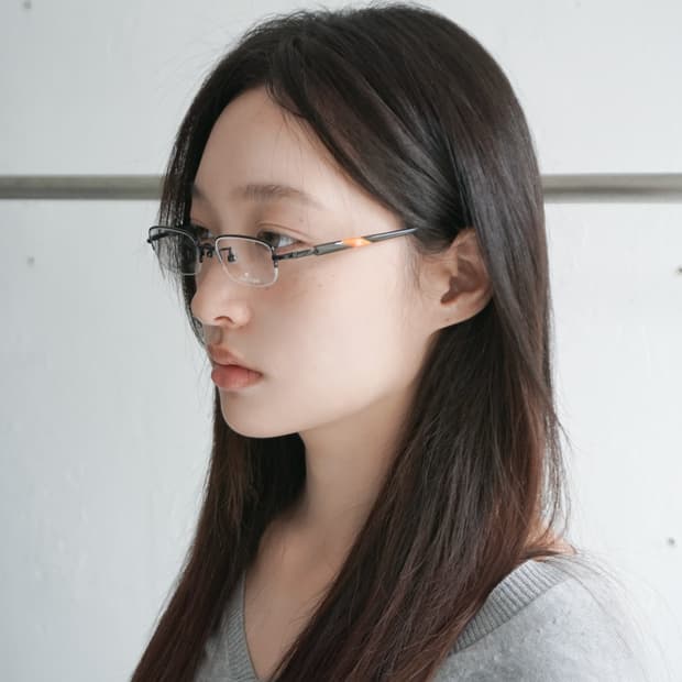 COURREGES square logo glasses