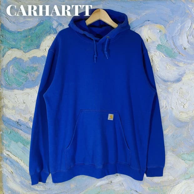 칼하트 베이직로고 후드티