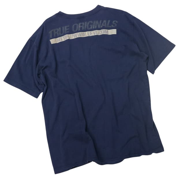 Levi's 리바이스 빈티지 백프린팅 레드탭 네이비 반팔 티셔츠 (XL)