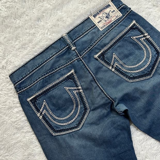 트루릴리전 청바지 36 스트레이트