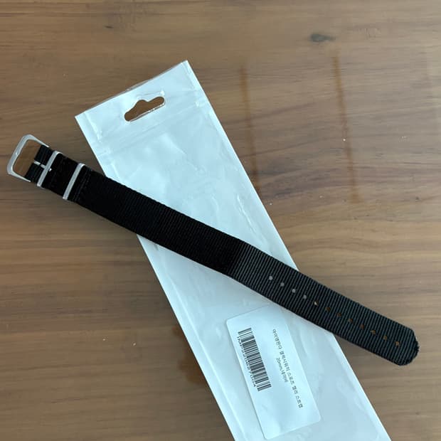 시계 나토밴드 20mm 블랙