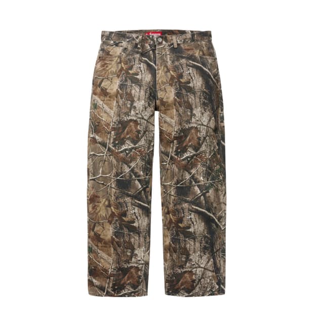 슈프림 배기진 리얼트리 카모 25fw