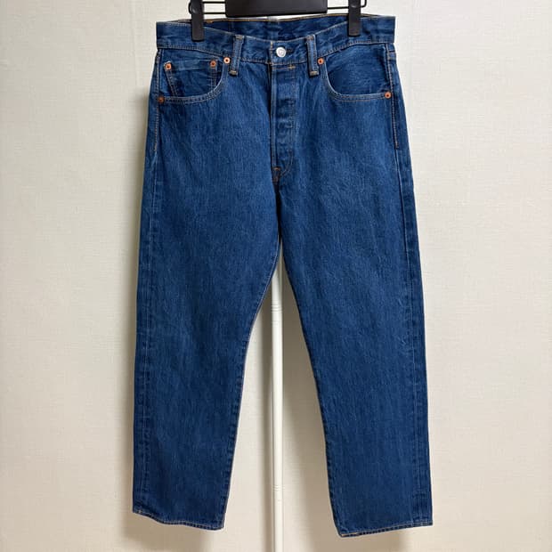리바이스 501 스트레이트 중청 데님팬츠 / W33, L30