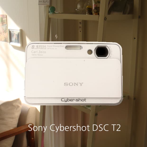 소니 사이버샷 dsc t2 화이트 디카