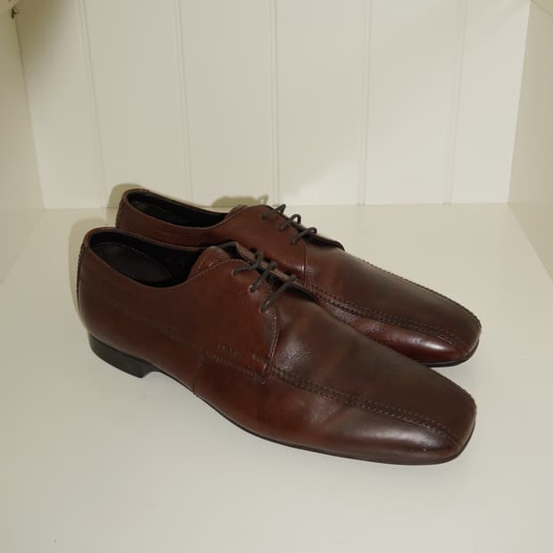 프라다 브라운 로퍼