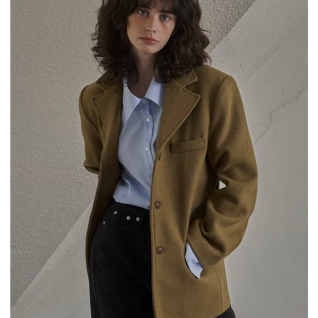 [새상품] 위드아웃썸머 로만자켓(카키)