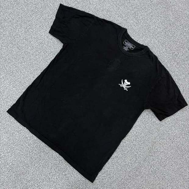 XL 네이버후드 남성 스컬 반팔 티셔츠 0406J