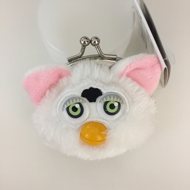 🤍 White Furby Coin Purse