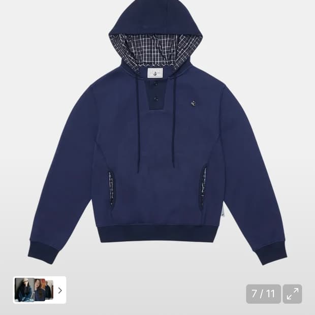 오헤시오 LINING HOODIE, NAVY 구해요
