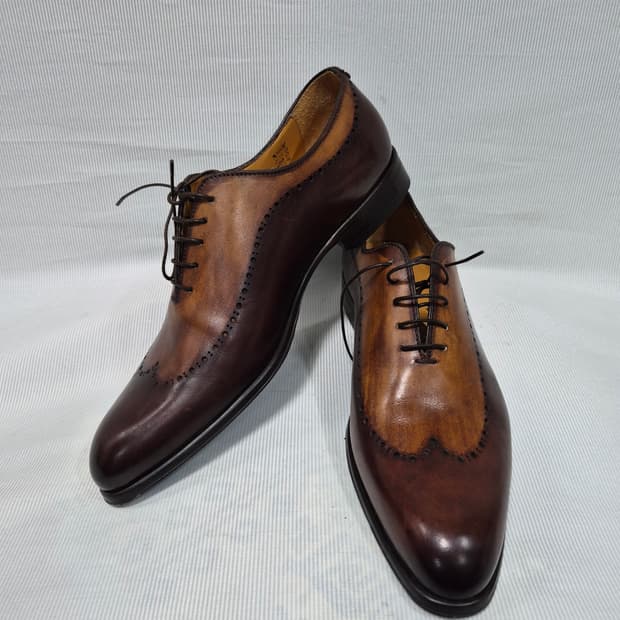 수토 만텔라시 이태리 투톤 브라운  남성 구두 43(280)