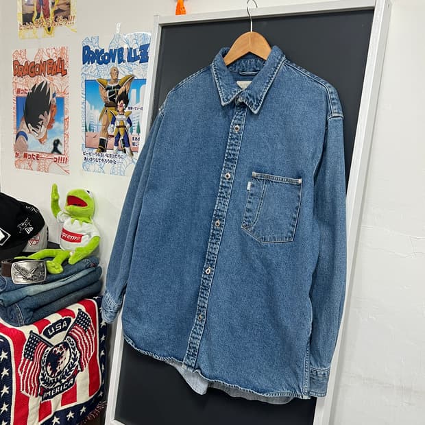 Levis Silver Tab 리바이스 실버탭 오버핏 데님 셔츠