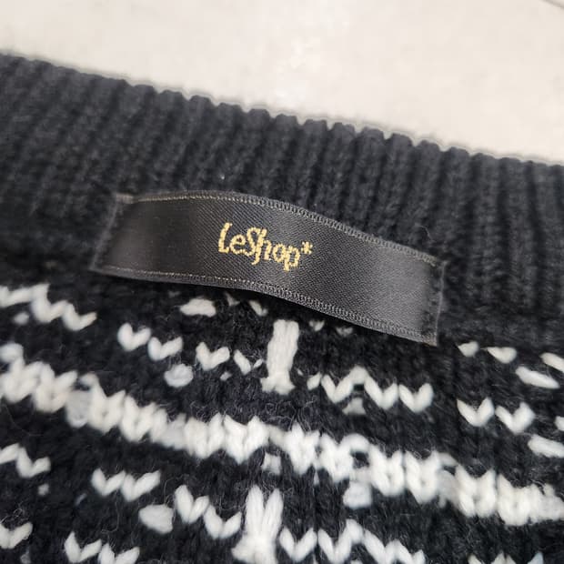 르샵 니트조끼 트위드느낌