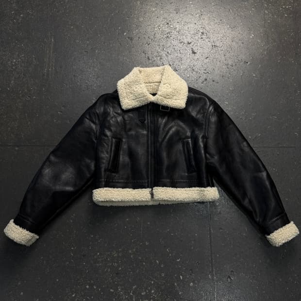 95 LEE 크롭 무스탕 자켓