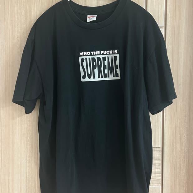 슈프림 후 더 퍽 티 XL