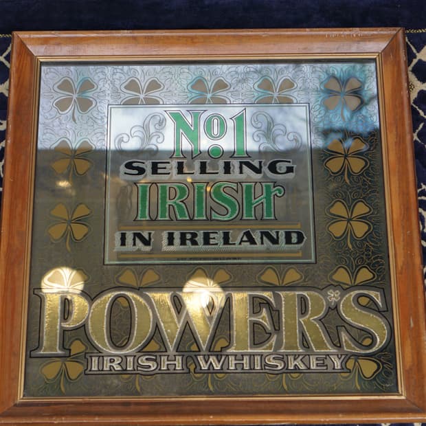 빈티지 Irish Pub Bar 거울 액자