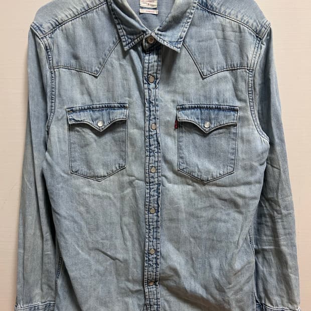 리바이스 데님 셔츠 S