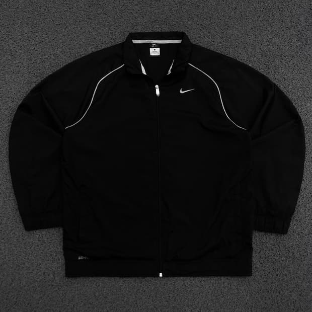 Nike 00,s 나이키 자수 스우시 블랙 라이닝 윈드