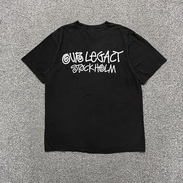 Name : 스투시 X 아워레가시 X 데님티어스 스톡홀름 블랙컬러 반팔티