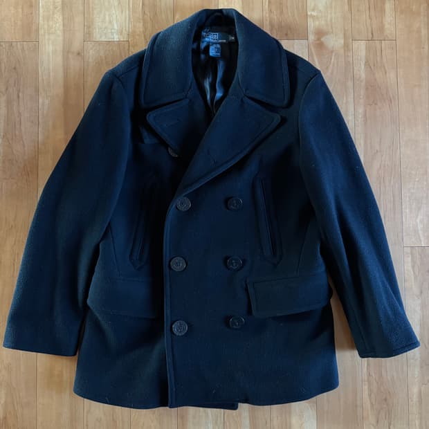 폴로 아카데미 피코트 블랙 M