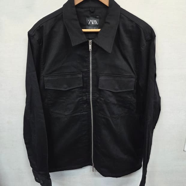 자라 투웨이 미니멀 셔츠형 자켓 xl