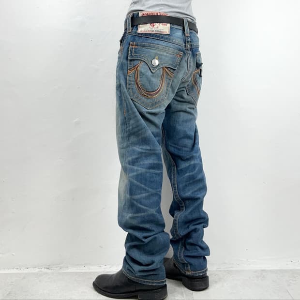 True Religion Rainbow Joey Straight Fit 