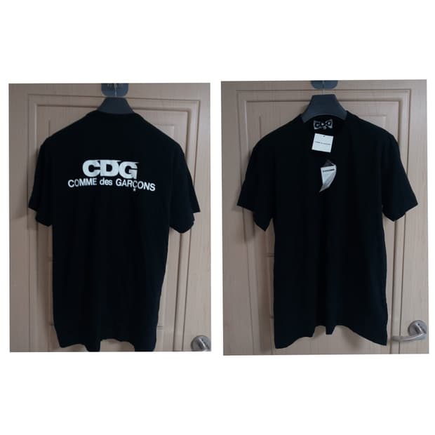 새제품 백화점 정품 꼼데가르송 CDG 반팔티 XXL