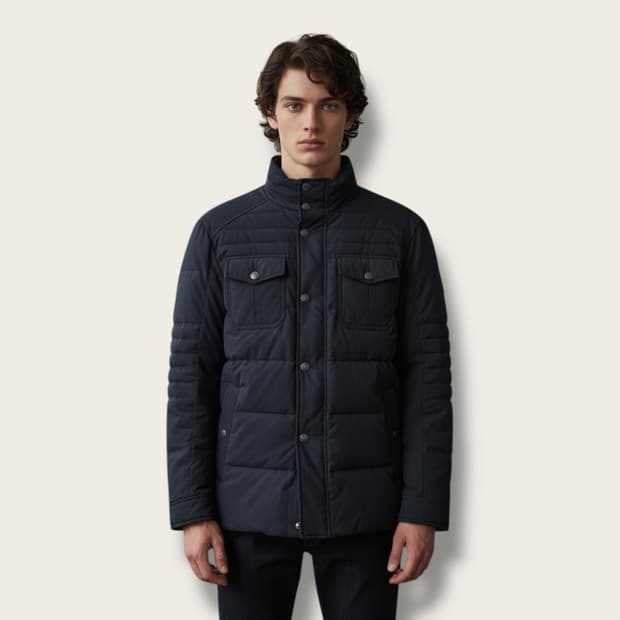 54/ 휴고보스 블랙라벨 리얼다운 패딩점퍼