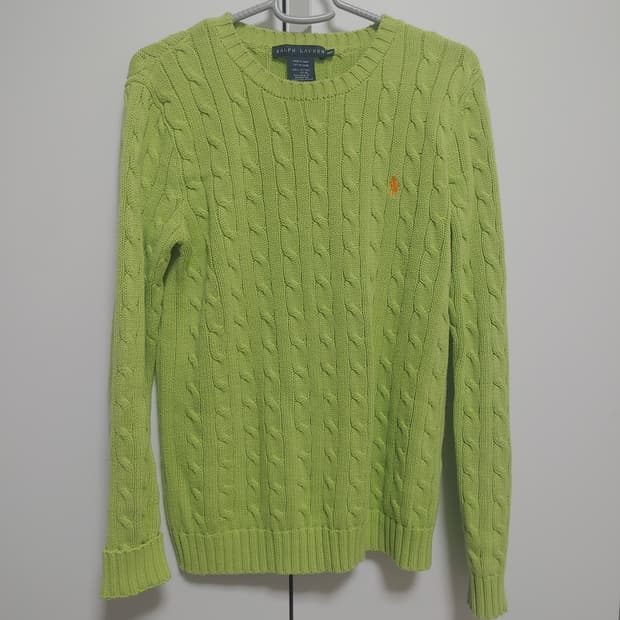 랄프로렌 폴로 꽈베기 면니트 -M사이즈