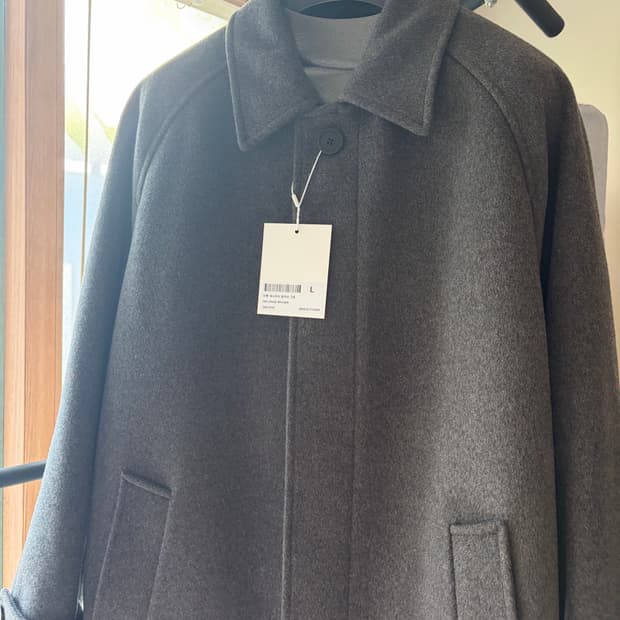 L)인사일런스 마펠 캐시미어 발마칸 멜란지브라운