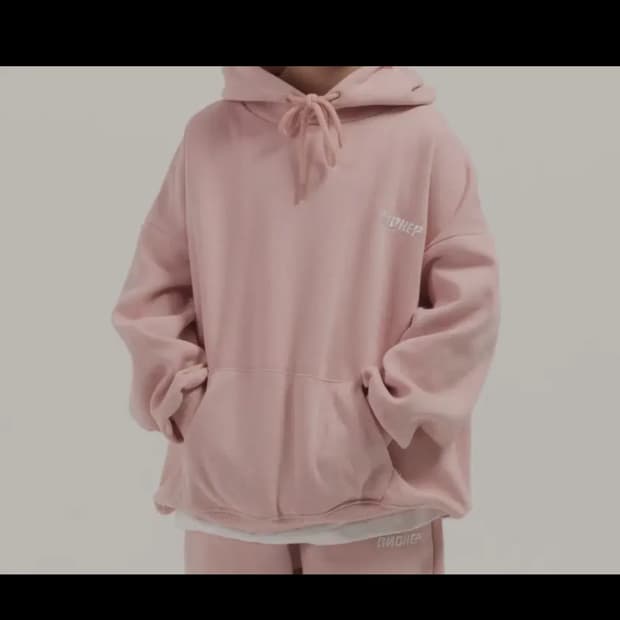 핑크 후드티
