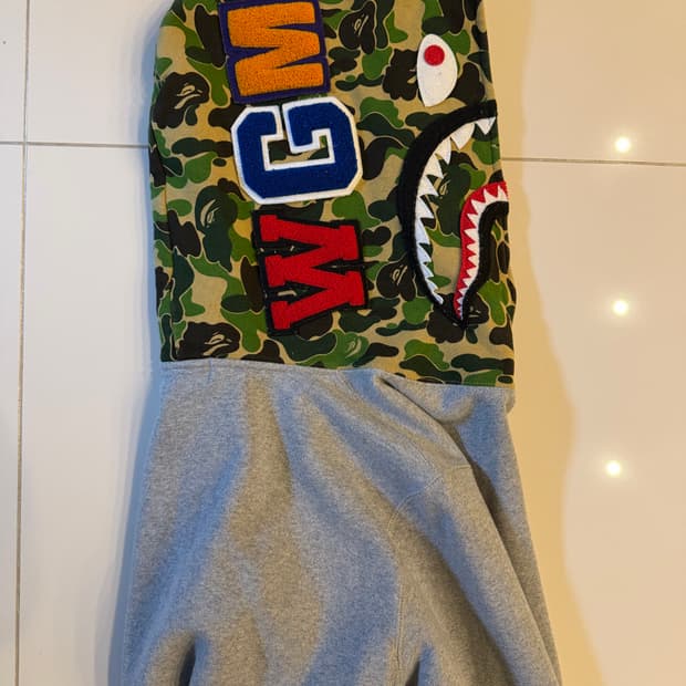 베이프 카모 WGM 후드티 M