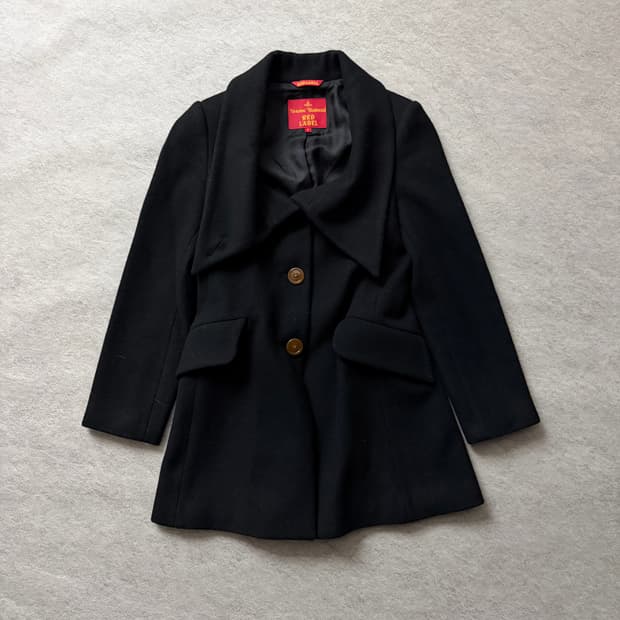 비비안웨스트우드 드레이프 숄카라 자켓